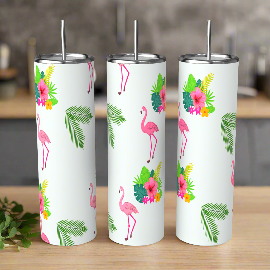 Pink Flamingo 20oz Tumbler