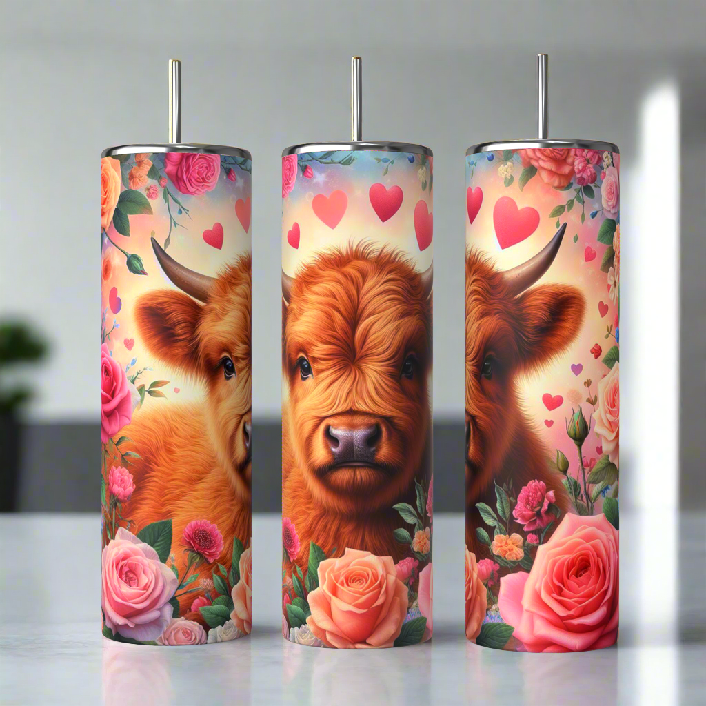 Love Calf Magic: Experience the Charm of 20oz Tumblers for Stylish Sipping