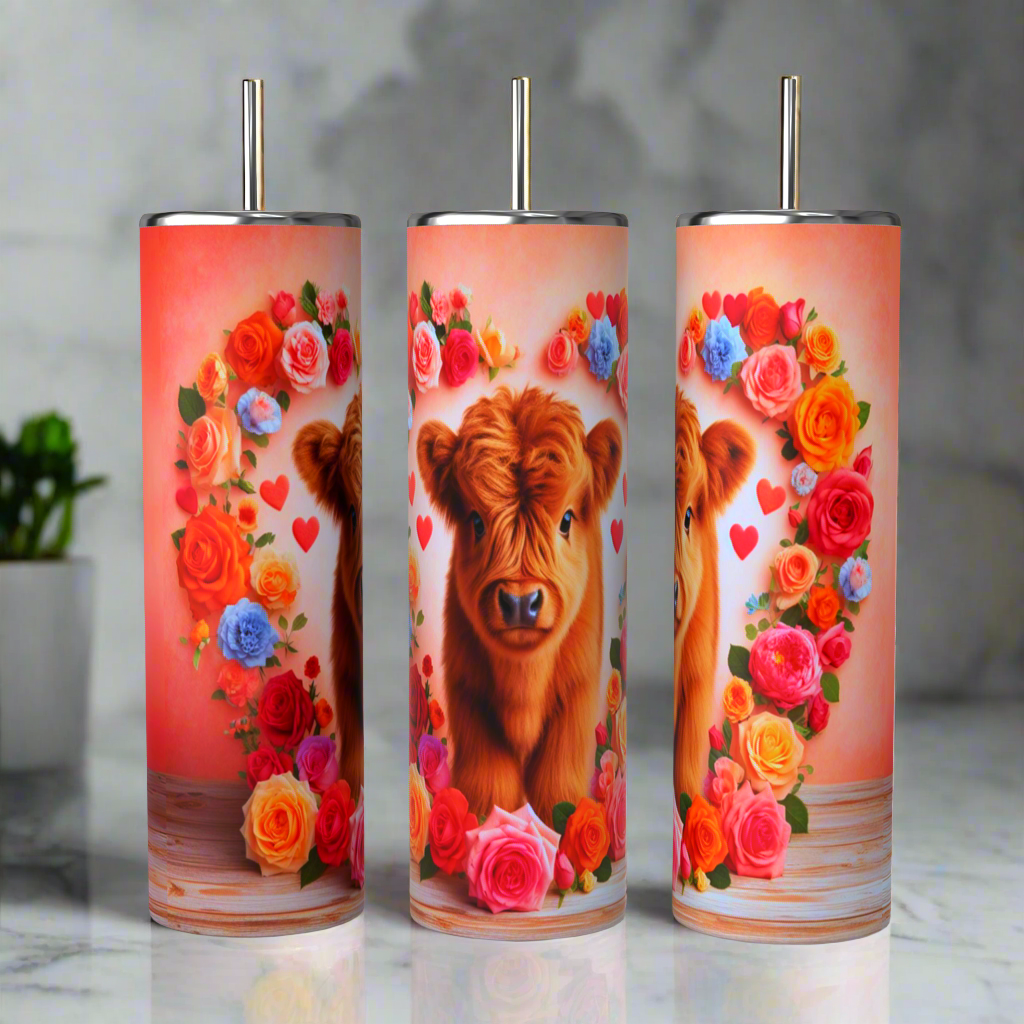 Love Calf Magic: Experience the Charm of 20oz Tumblers for Stylish Sipping