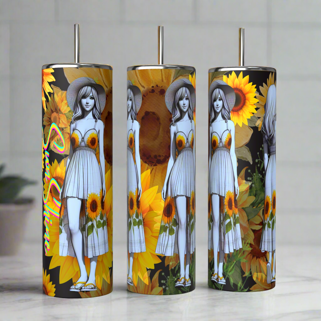 20oz Sunflowers and Sunshine Tumblers