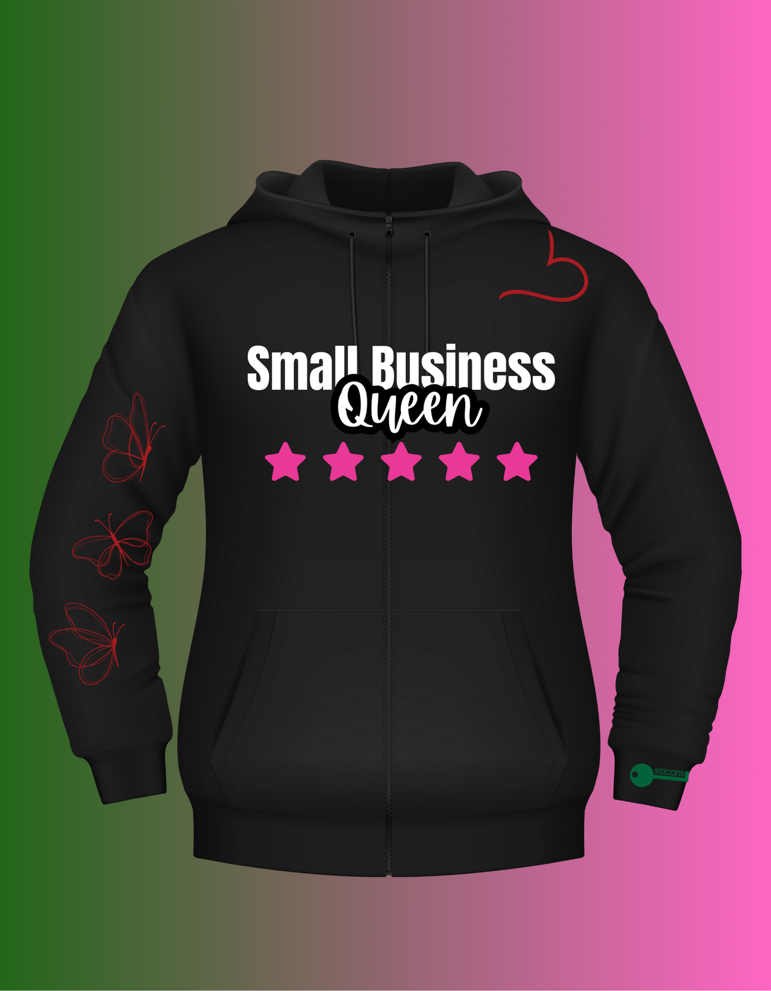 Small business Queen Hoodie