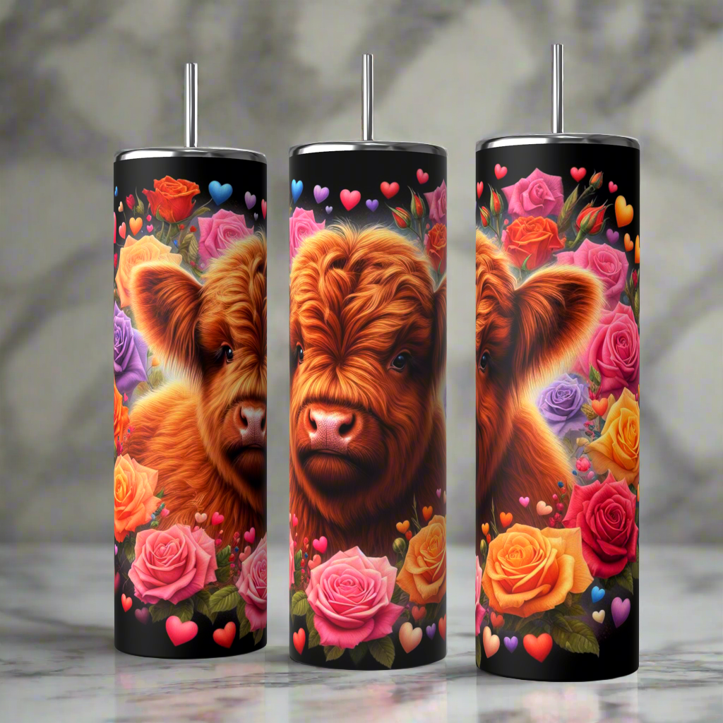 Love Calf Magic: Experience the Charm of 20oz Tumblers for Stylish Sipping