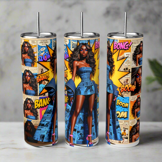 20oz Comic Strip Tumbler