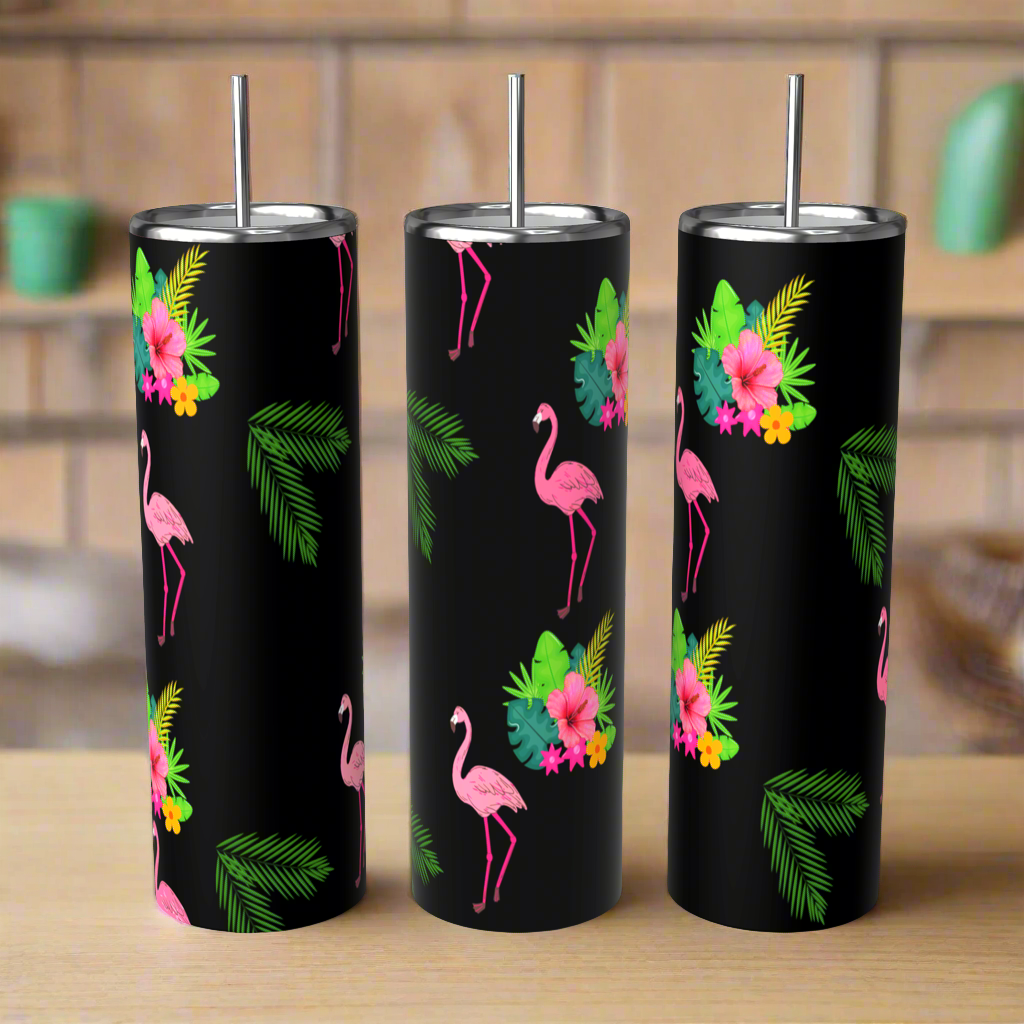 Pink Flamingo 20oz Tumbler