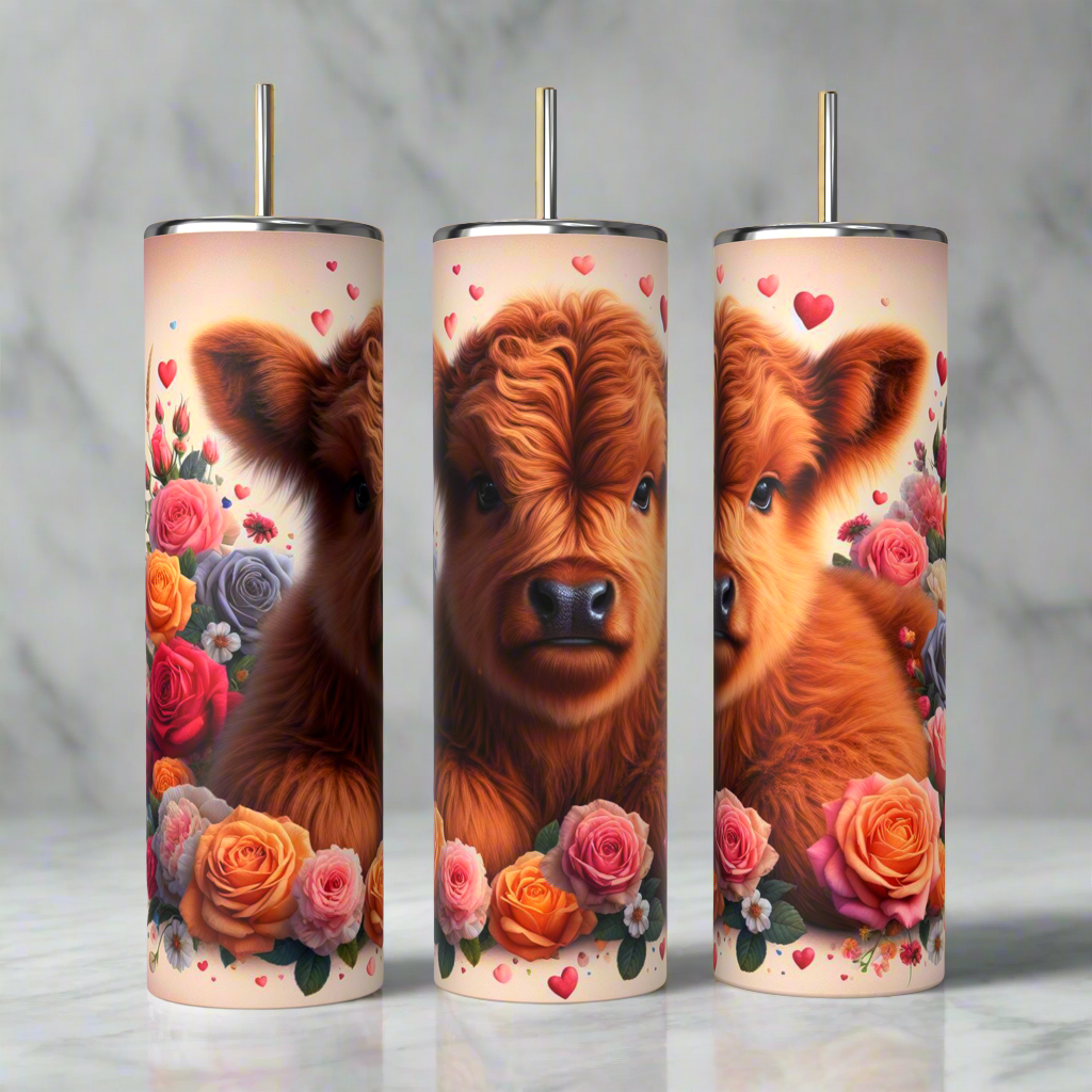 Love Calf Magic: Experience the Charm of 20oz Tumblers for Stylish Sipping