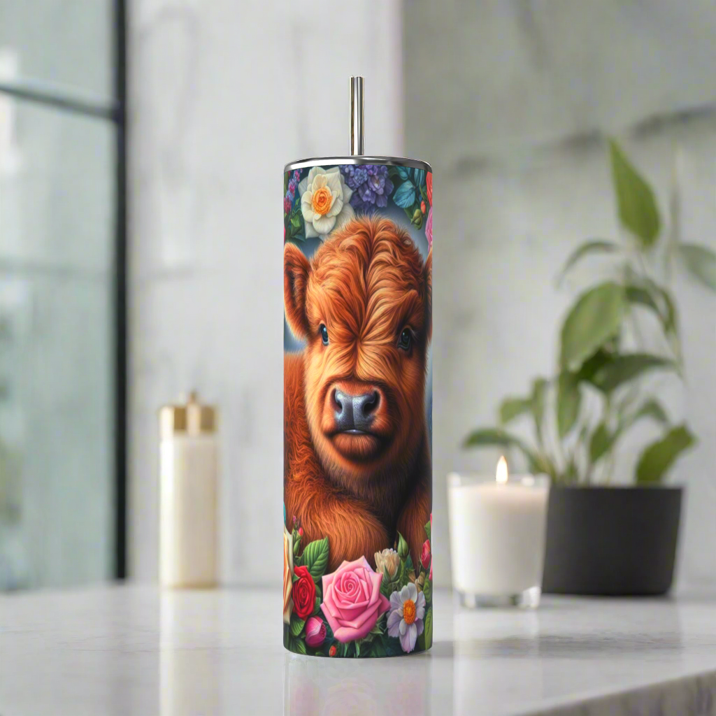 Love Calf Magic: Experience the Charm of 20oz Tumblers for Stylish Sipping