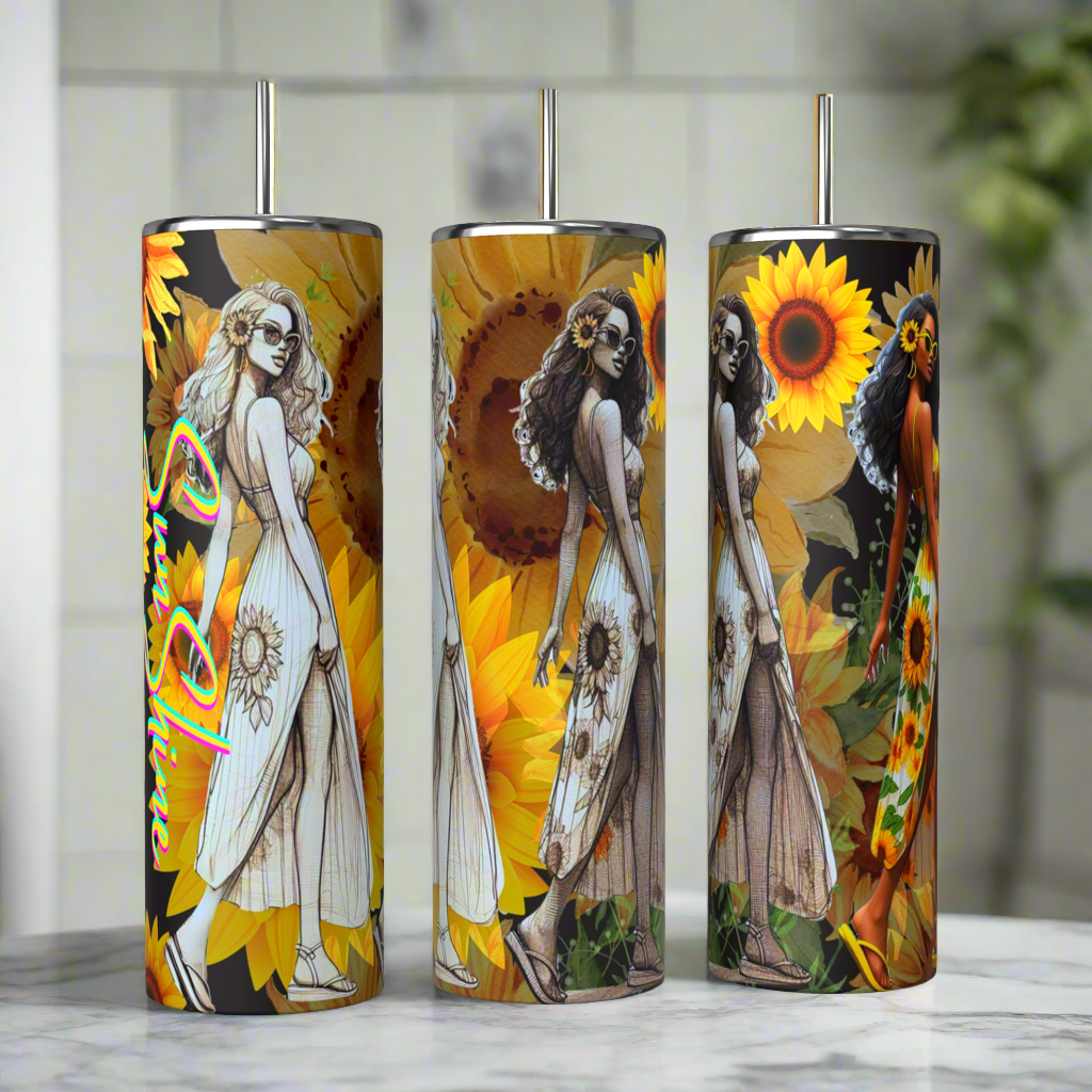 20oz Sunflowers and Sunshine Tumblers