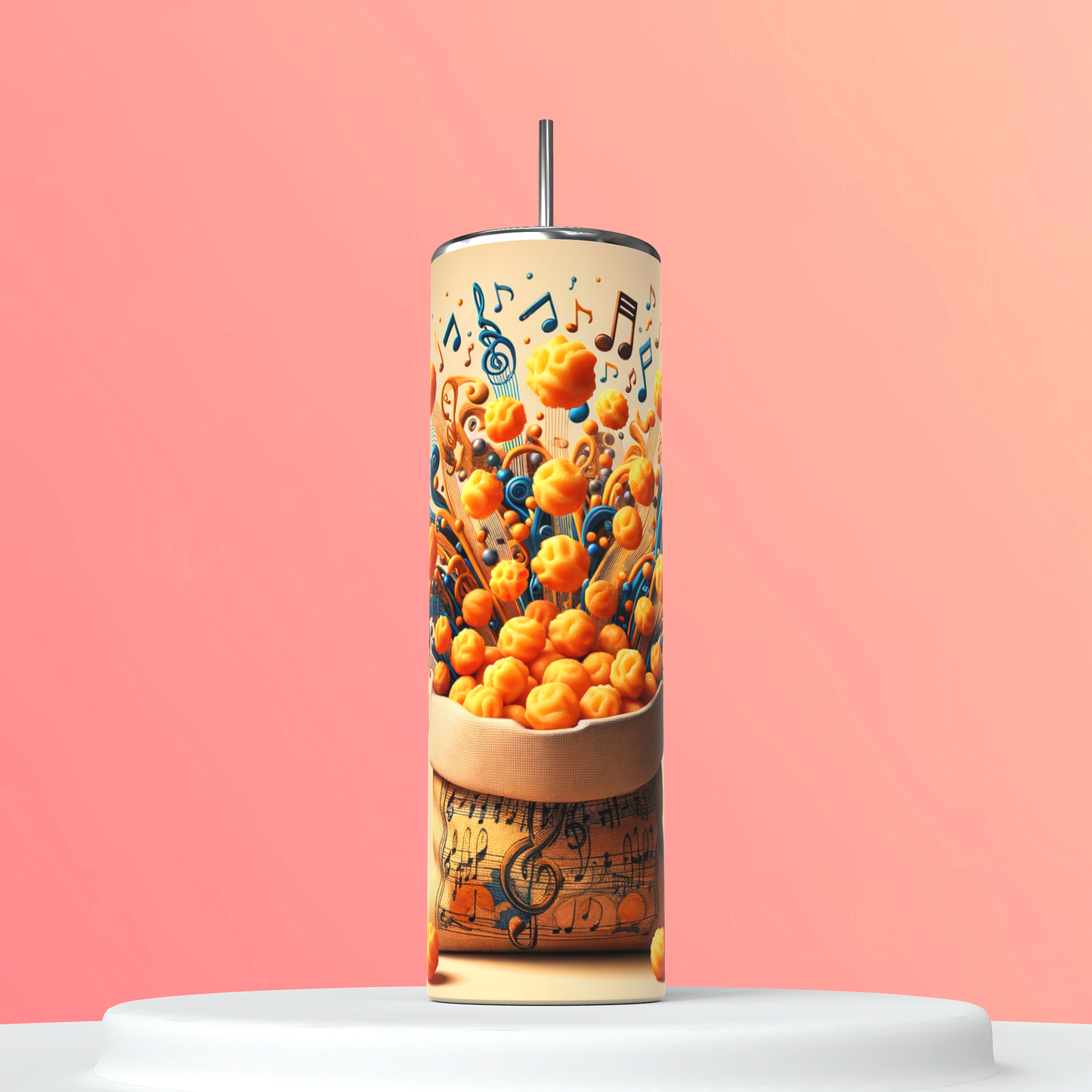 20oz Musical Snacks Tumbler