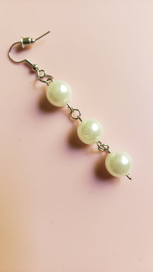 Pearl Beads Drop Earrings