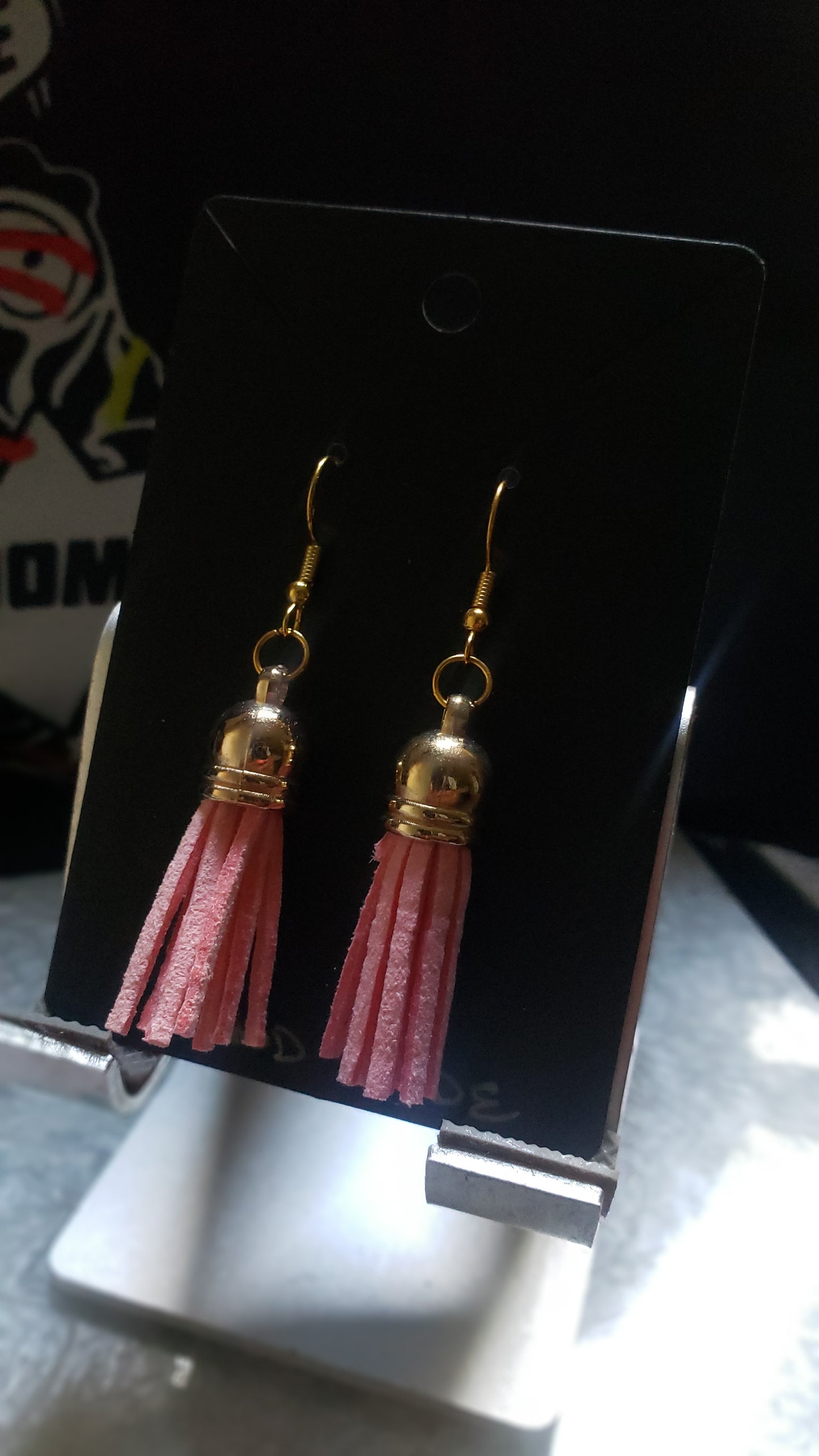 Two Toned Tassel Earrings