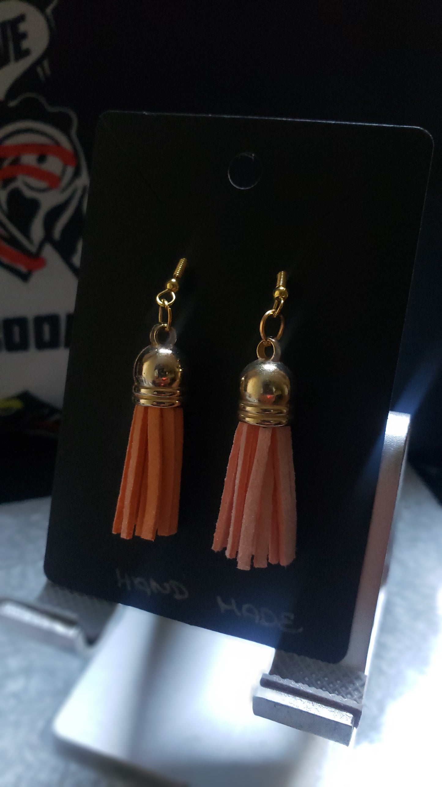 Two Toned Tassel Earrings