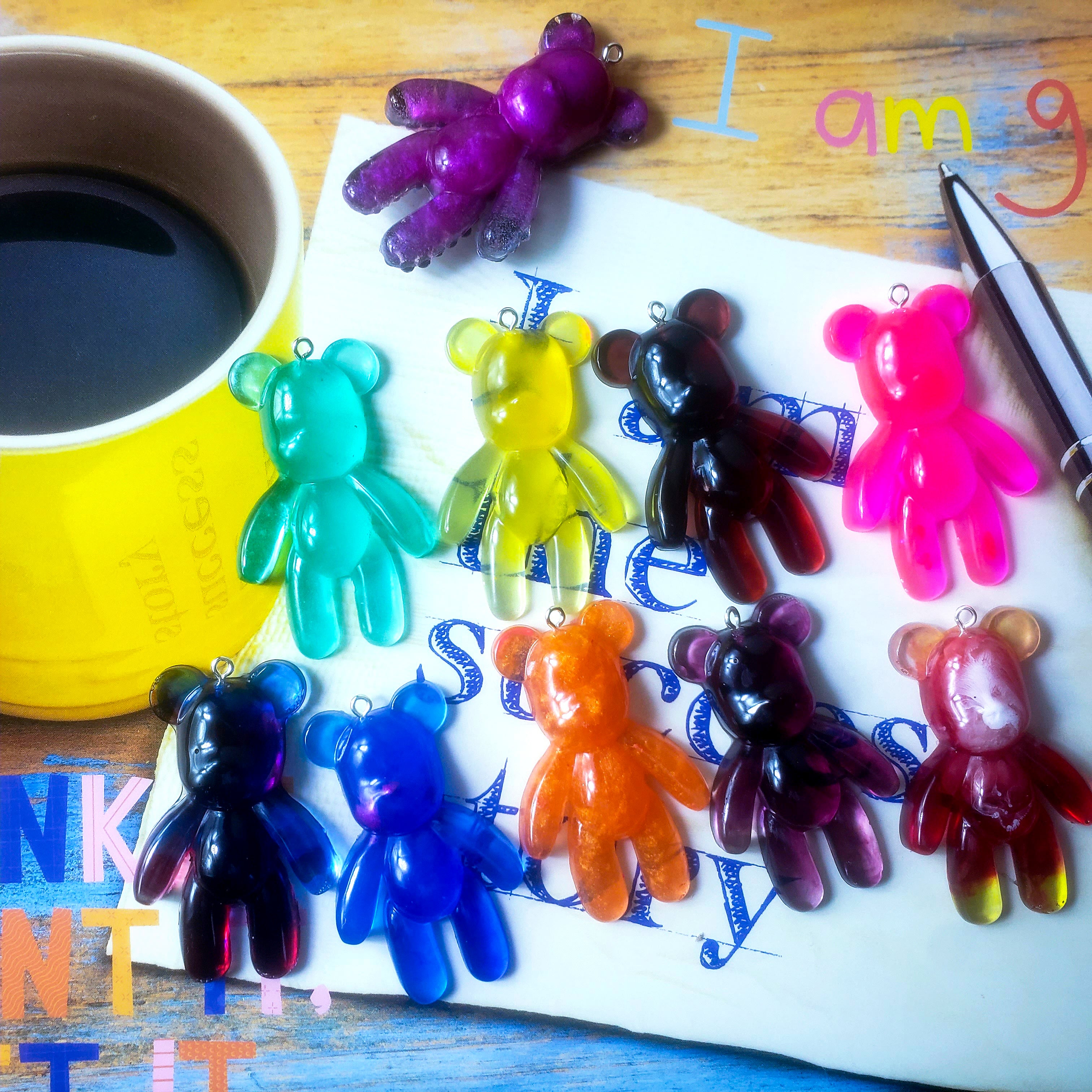 Bear Keychains (Random colors)